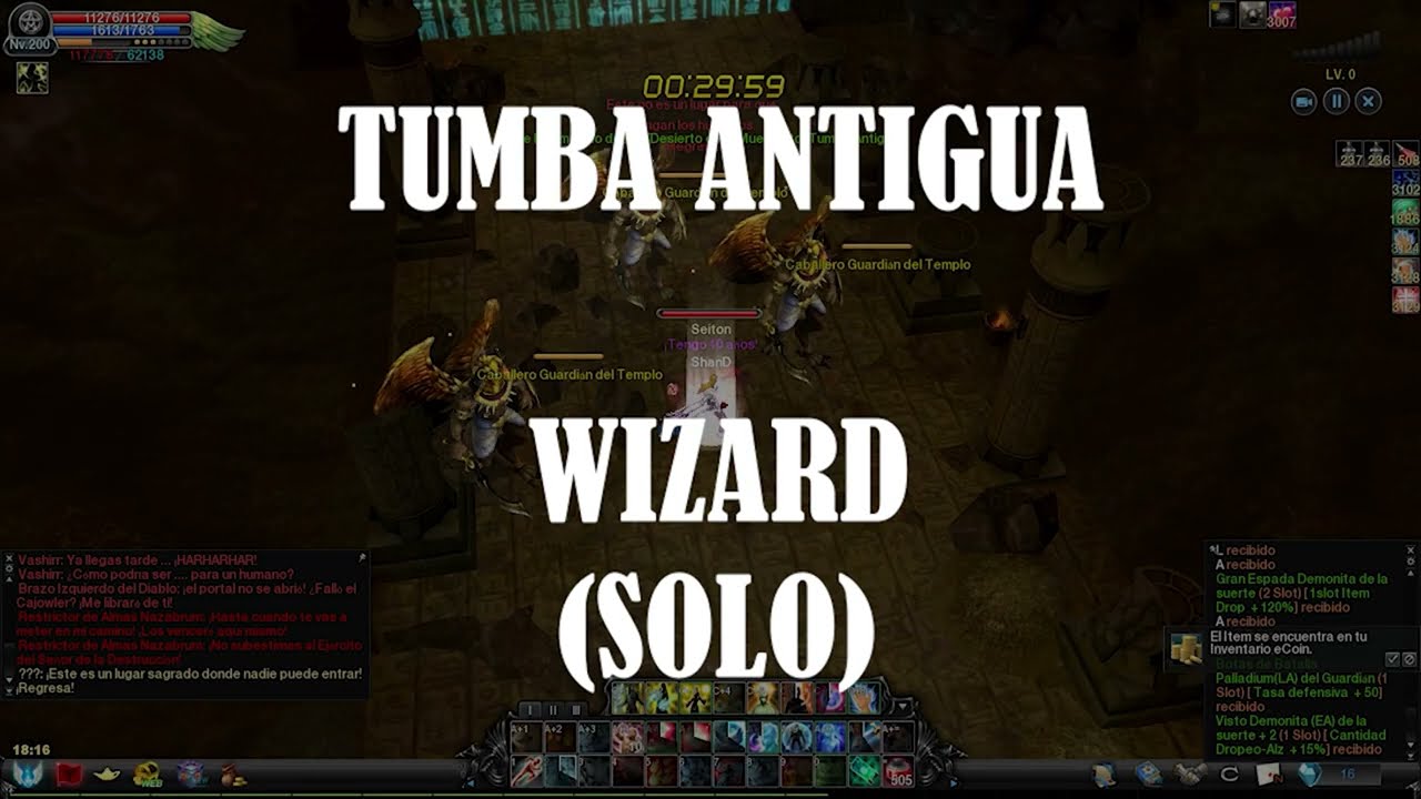 Cabal Online NA Titan - Tumba Antigua SOLO DM-FA-WI-FG-BL-GL-FS-WA-FB (By NodSaibot & DCarol)