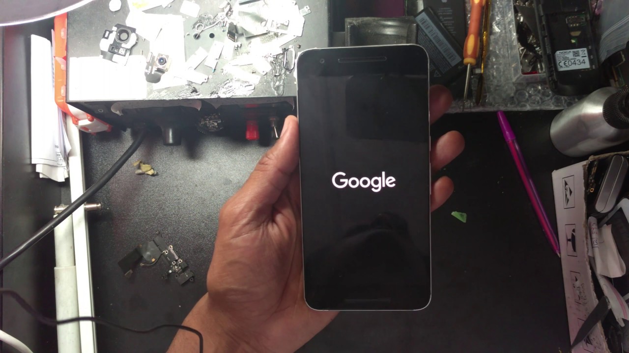Логотип Google Nexus 6P завис, циклическая перезагрузка, мигающий логотип (попробуйте это в перву...