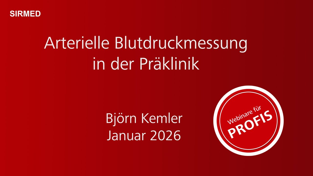 Webinar - Arterielle Blutdruckmessung in der Präklinik