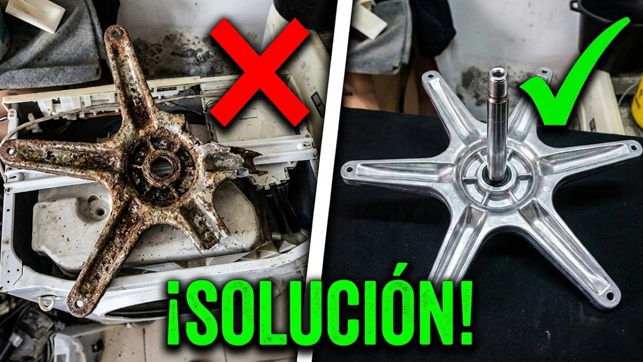 Cambio de rulemanes y estrella de lavarropa drean next 6.06 desarme 1video