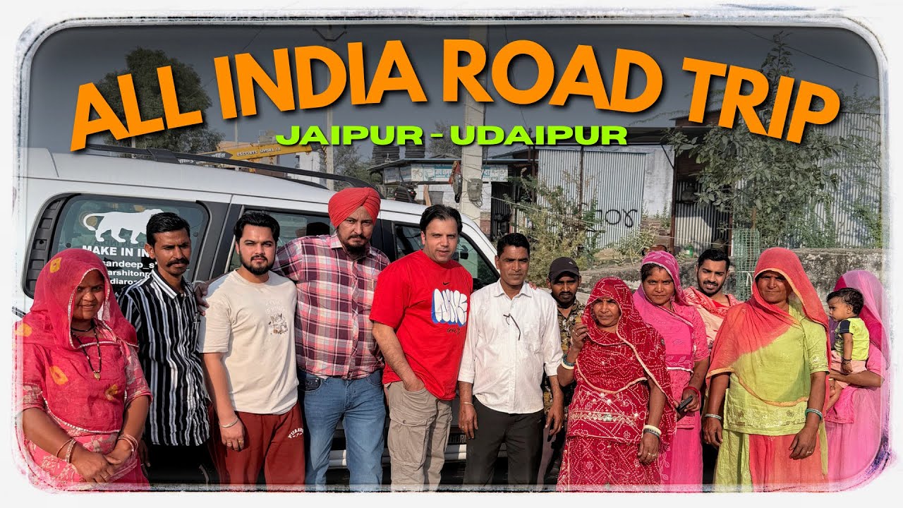 Jaipur to Udaipur Road Trip | Unexpected Accident on Highway 😳 | All India Road Trip 🇮🇳