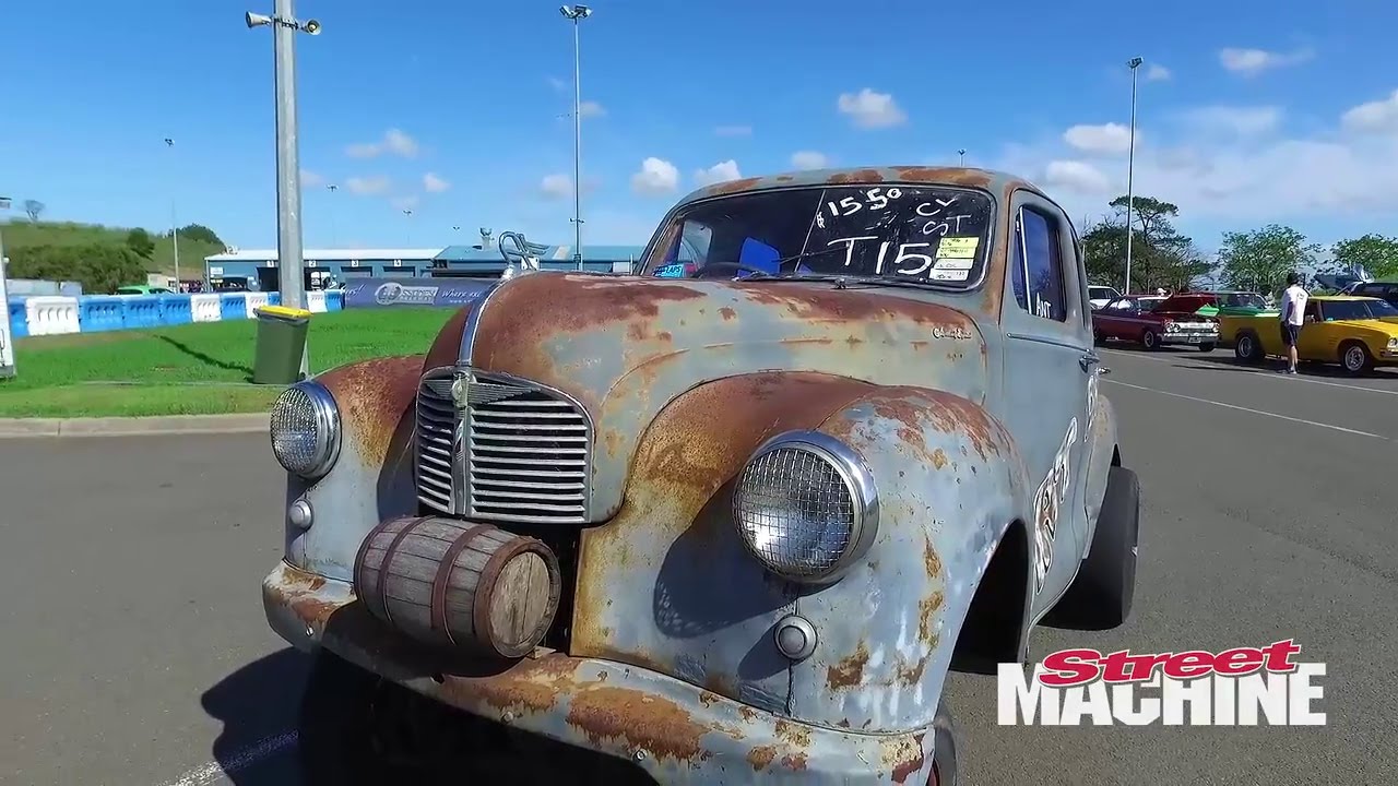 Austin A40 Gasser and Morris Custom