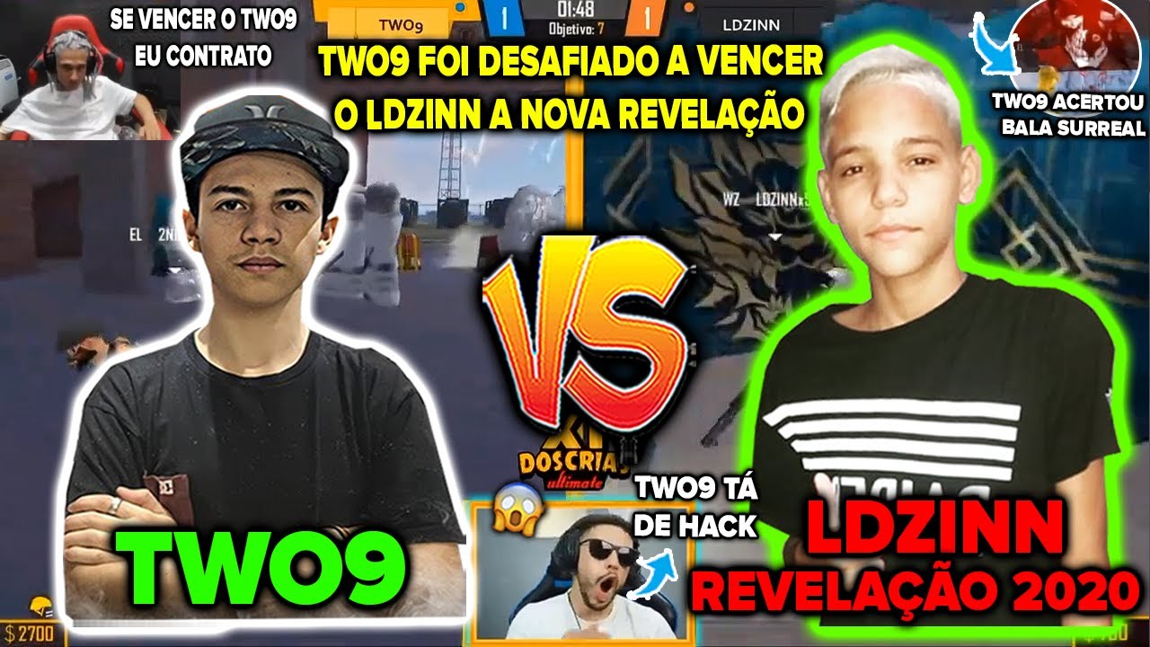 TWO9 VS LDZINN, TWO9 FOI DESAFIADO A VENCER O LDZIN E FEZ ALGO INACREDITAVEL  - X1 DO BUXEXA