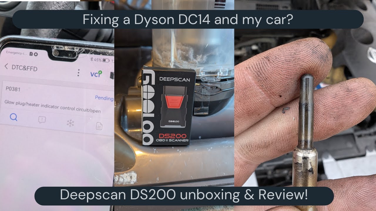Fixing a Dyson DC14 and my car? Gooloo DS200 Deepscan OBD Unboxing!