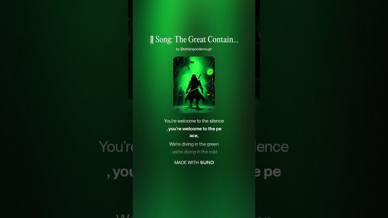 🎵 Song  The Great Containment