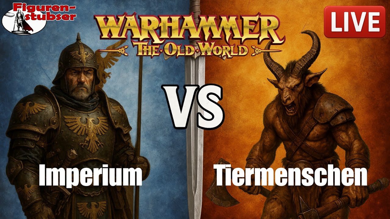 Live: Imperium (Nuln) vs. Tiermenschen ⚔️ | The Old World