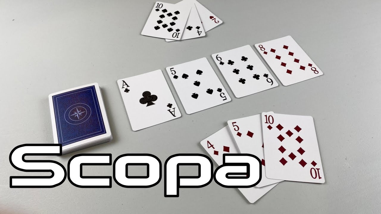 How to Play Scopa: a fishing card game for two players