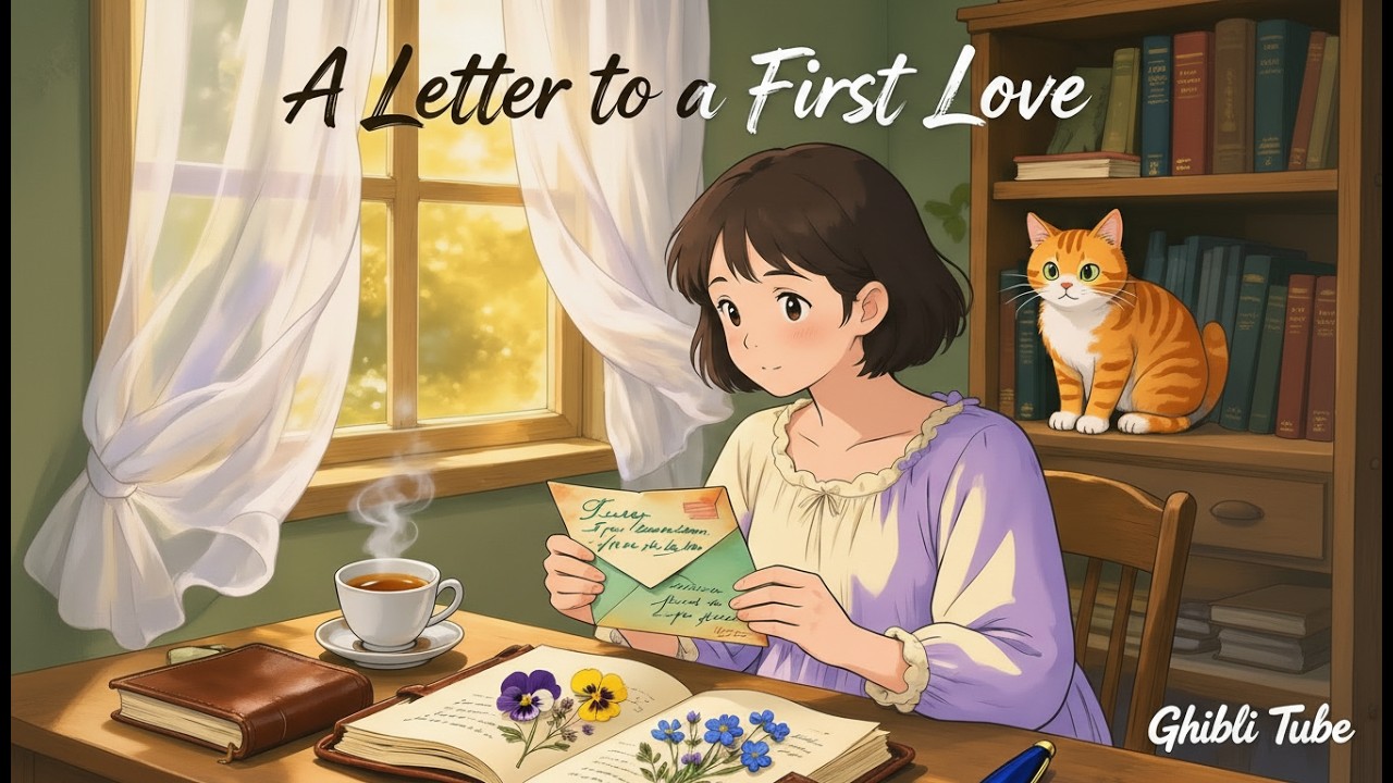 ASMR Writing a Love Letter  Paper Sounds, Pressing Flowers & Quiet Morning Vibes 🌸