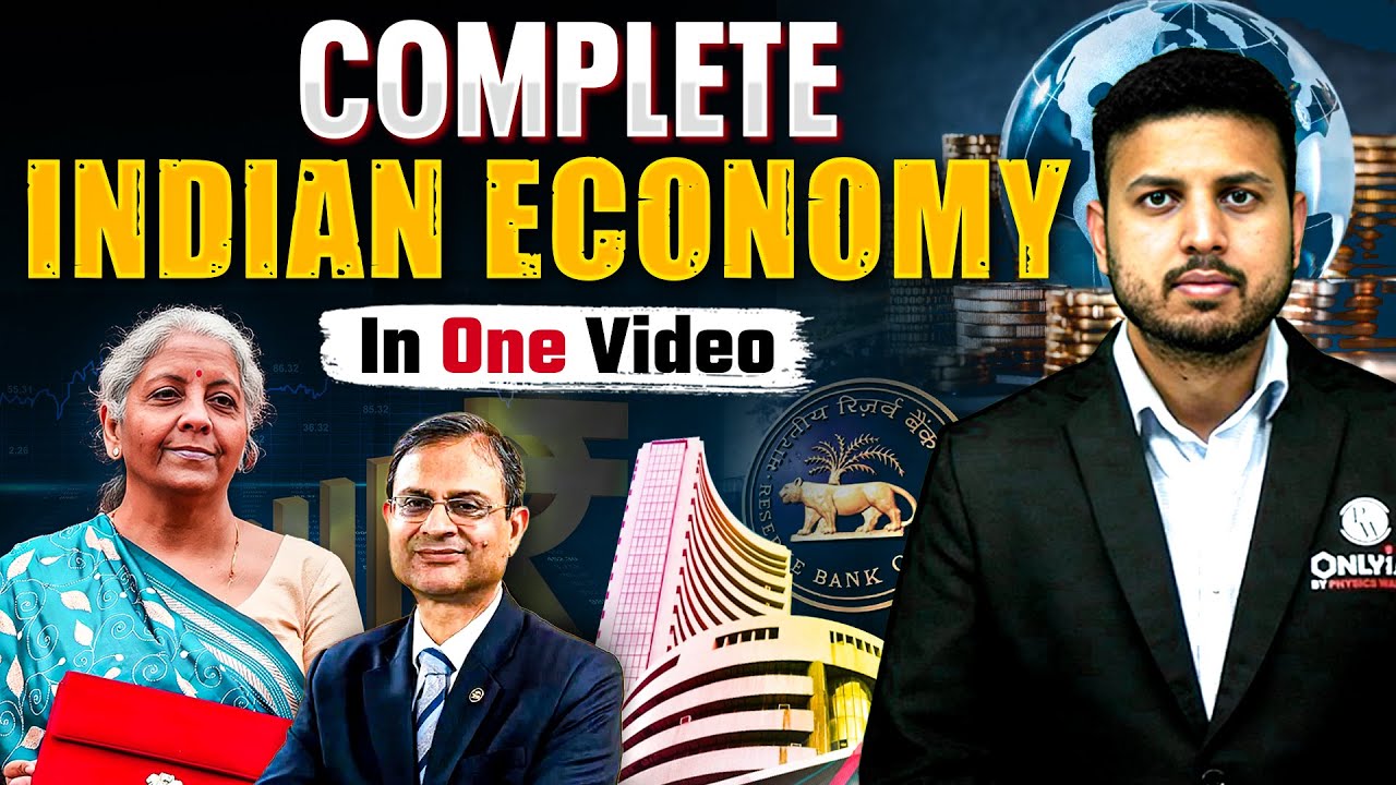 Complete Indian Economy in One Video | Indian Economy in One Shot | UPSC Preparation | UDAAN 2025