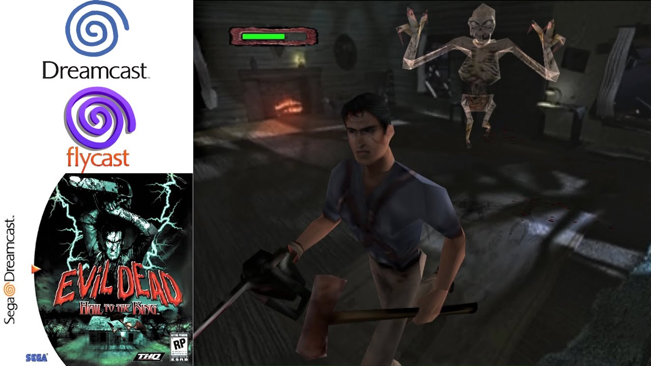 Evil Dead : Hail to the King (2000) SEGA Dreamcast Gameplay in HD (Flycast)