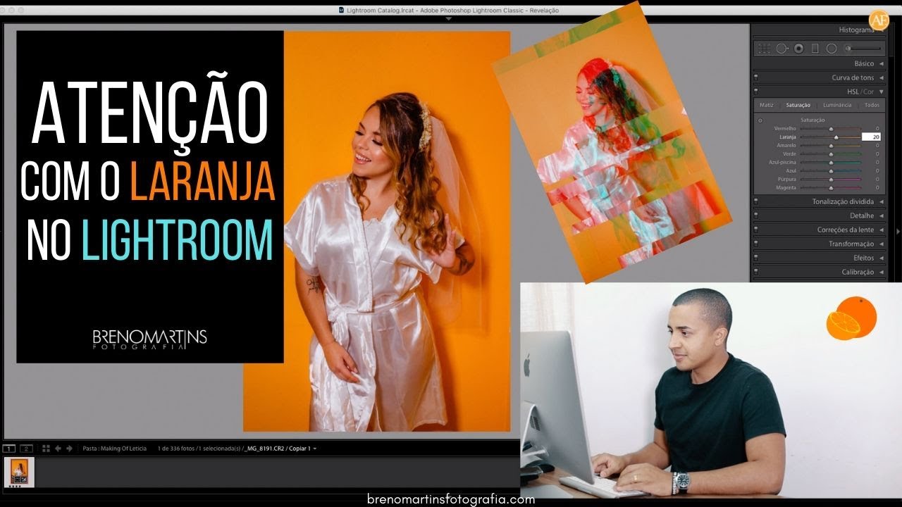 Atenção com o laranja no Lightroom | Breno Martins Fotografia