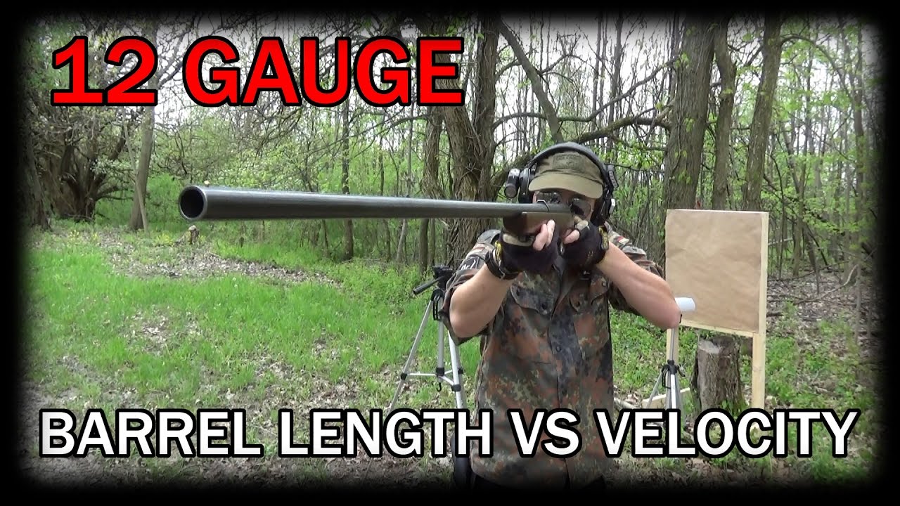 Shotgun Barrel Length vs Velocity