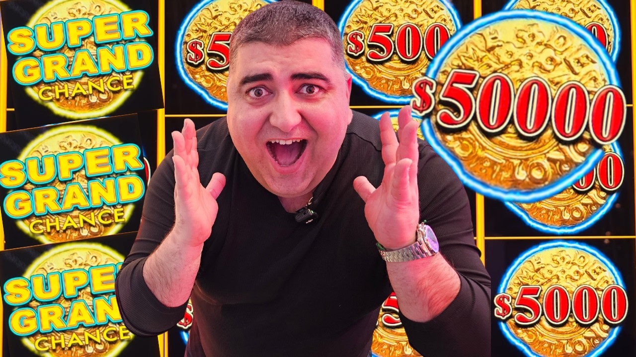 $500 SPINS MEGA JACKPOT & DOUBLE SUPER GRAND CHANCE!