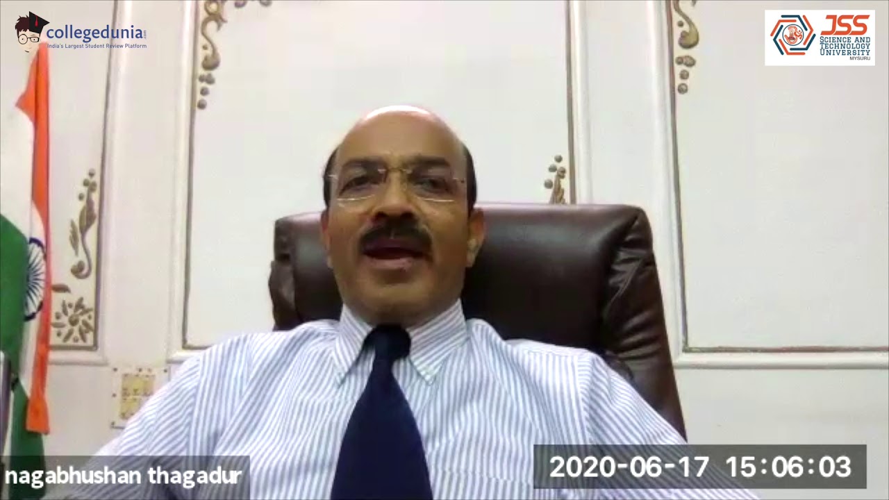 Thoughtful Leaders-  Dr. TN Nagabhushan, Principal, JSS Science and Technology University, Mysore.