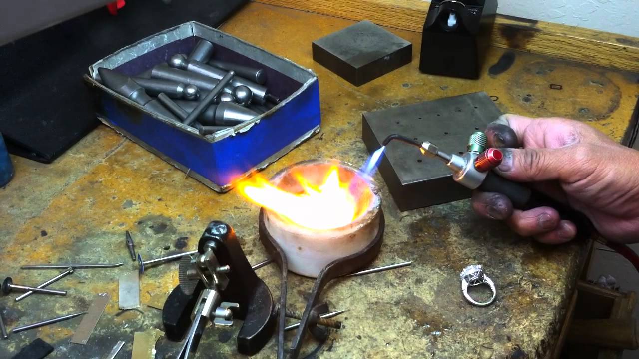 Melting Gold Scrap