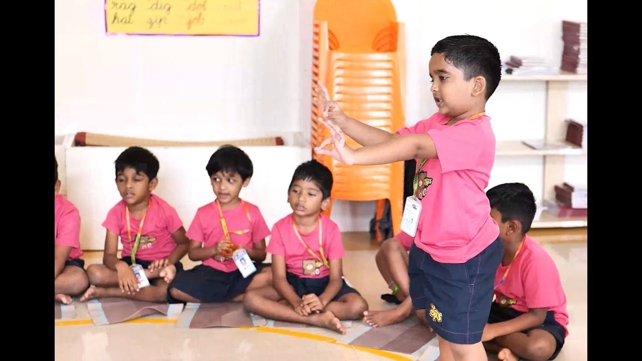 Senthil Public School | Montessori | A Day in our Montessori