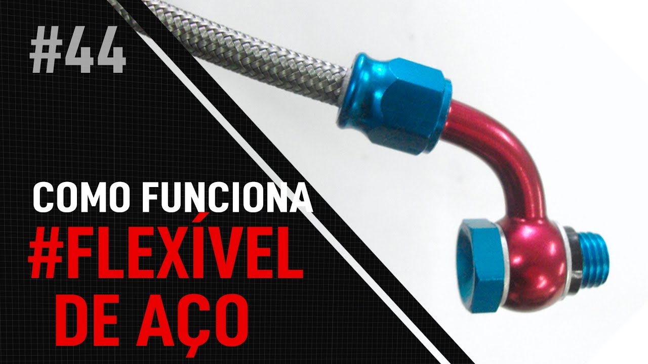 Flex&iacute;vel com malha de a&ccedil;o (