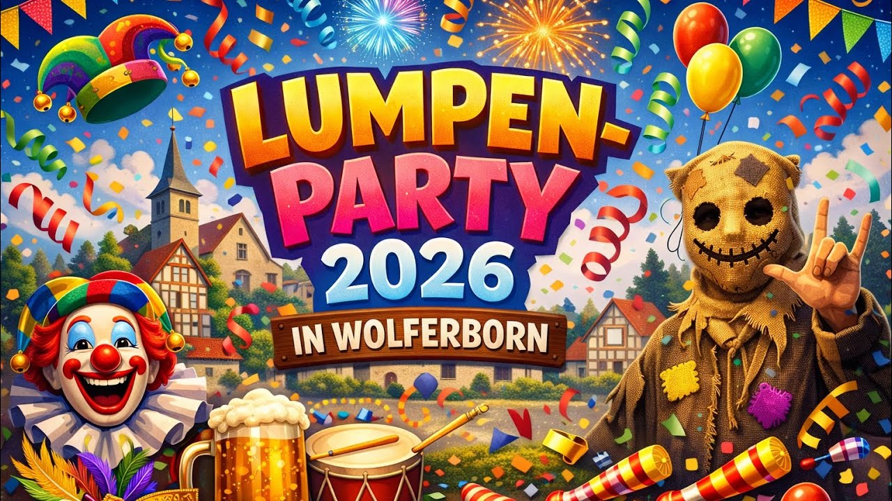 Lumpen-Party in Wolferborn 🎉 Freitag 13.02.2026  