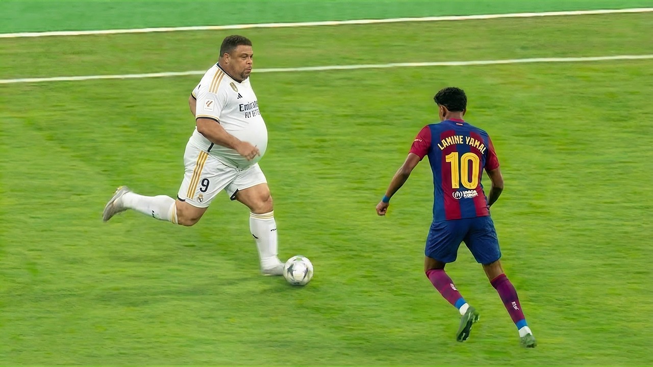 EVEN AT 49 YEARS OLD & OBESE, LOOK WHAT RONALDO PHENOMENON DID IN THIS LEGENDARY MATCH