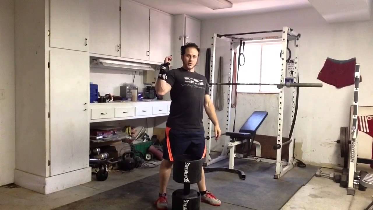 How To Press A Circus Dumbbell | Starting Strongman