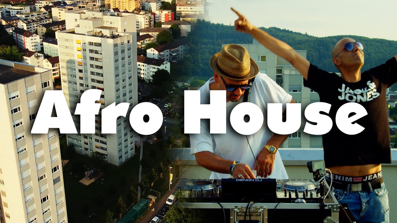 Rooftop Mix in Wettingen City | A Sunset Session with DJ Domibart X Tony N. DJ Afro House Mix