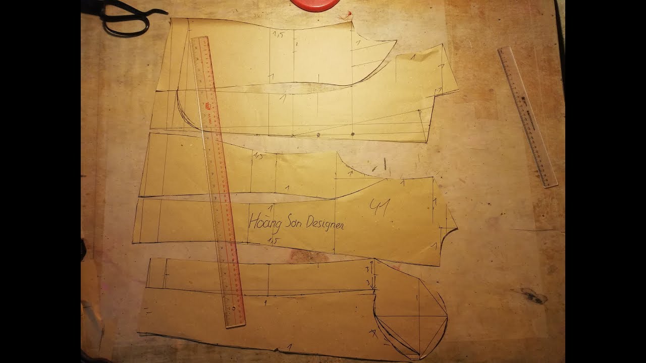 dạy cắt may cơ bản: hướng dẫn cách cắt áo vest nữ cơ bản| Cách cắt áo vest nữ, cắt áo vest nữ