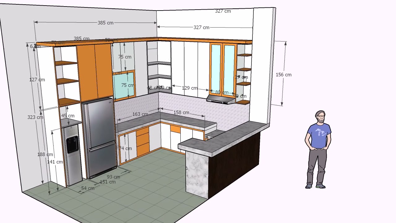 kitchen set Sidoarjo full tinggi mini bar full lighting