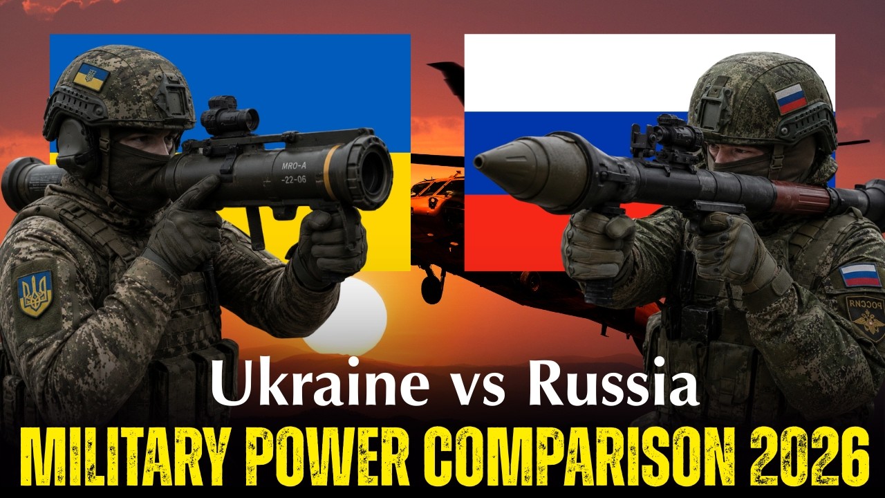 Ukraine vs Russia Military Power Comparison 2026 | Russia vs Ukraine Military Strength 2026