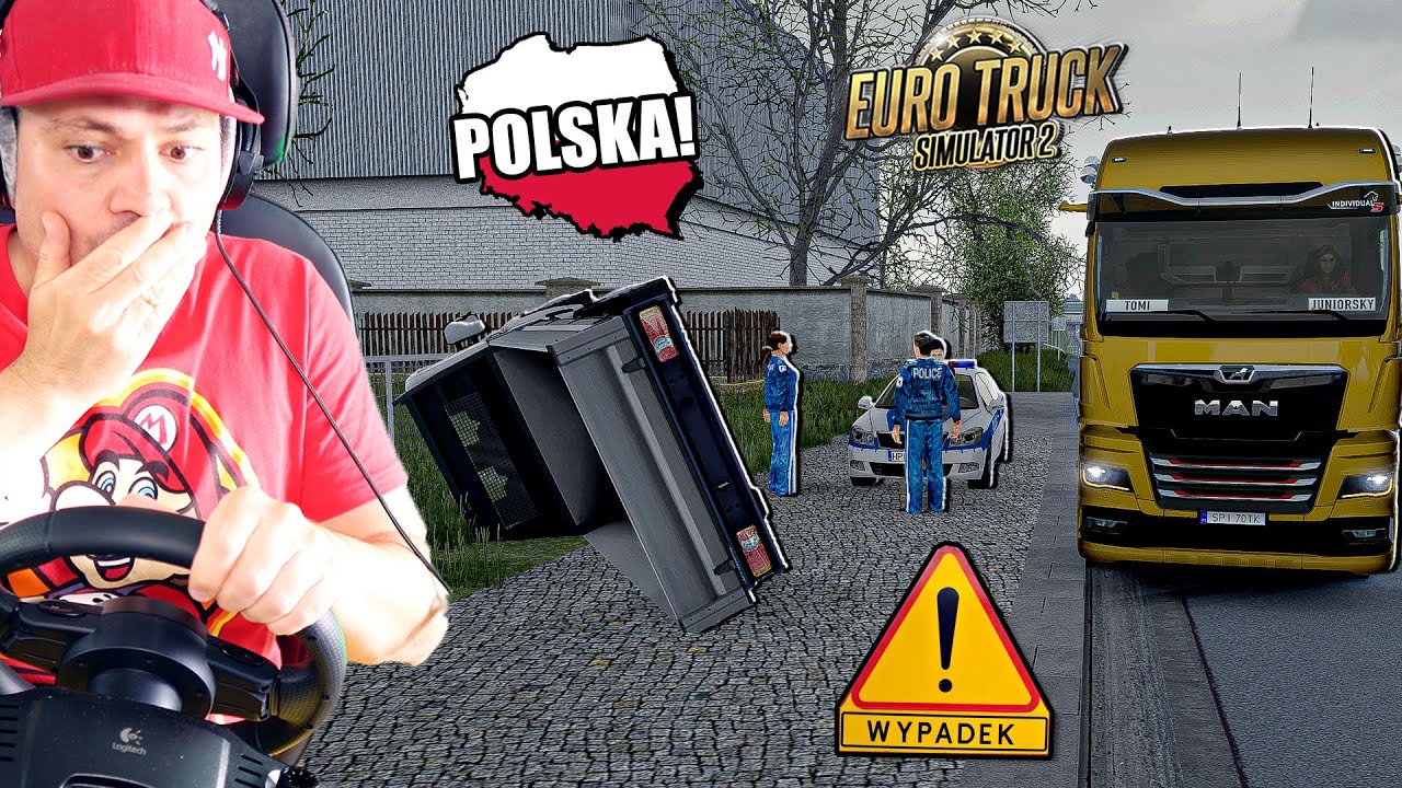 🚛 ŚM13RT3LNY WYPADEK W LUBLINIE.. AUTO DACHOWALO! | Euro Truck Simulator 2