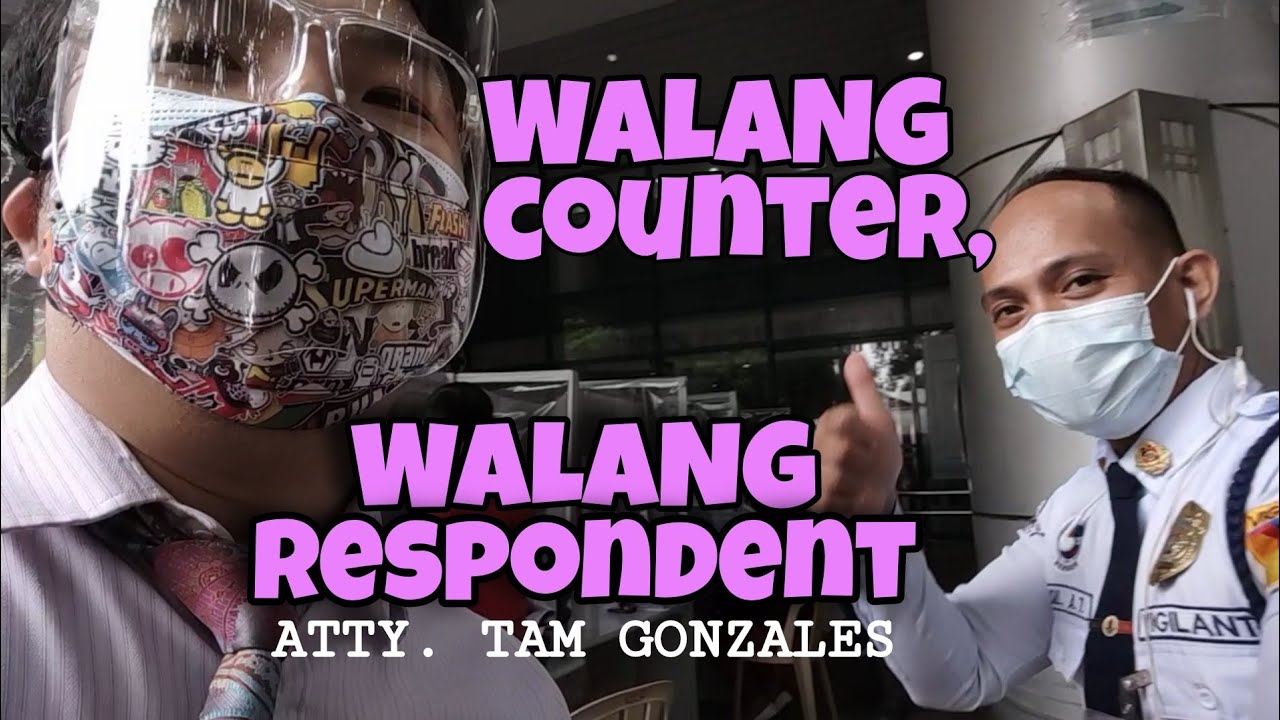 WALANG COUNTER, WALA DIN RESPONDENT #91