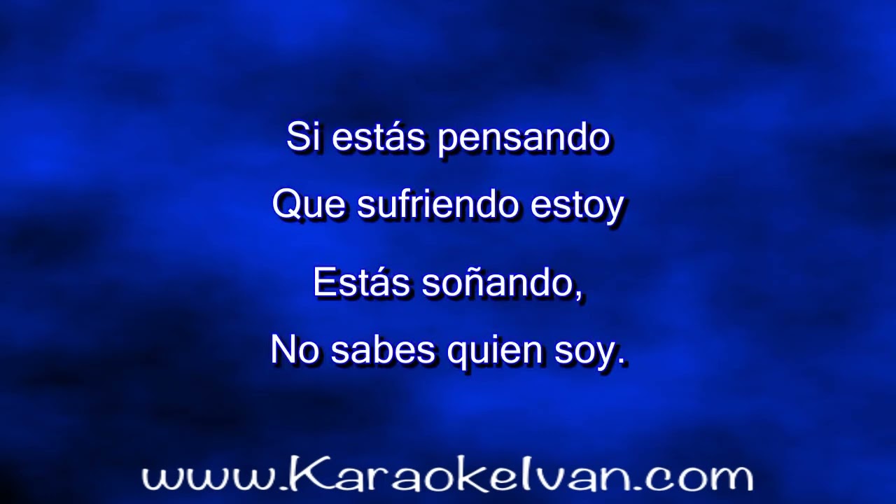 Insensible en vivo desde bellas artes karaoke Juan Gabriel