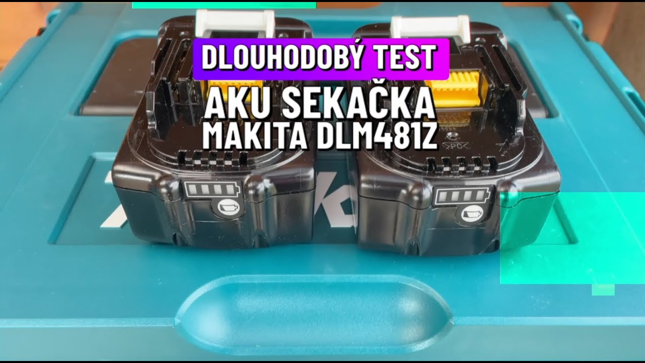 🔋 Testujeme AKU sekačku Makita DLM481Z! 🌱 #3 Výkon baterií