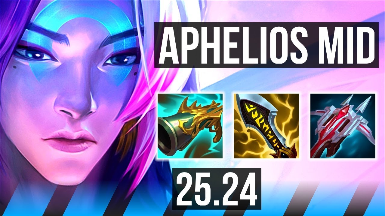 APHELIOS vs LEBLANC (MID) | Good KDA: 20/3/1 | EUW Master | 25.24