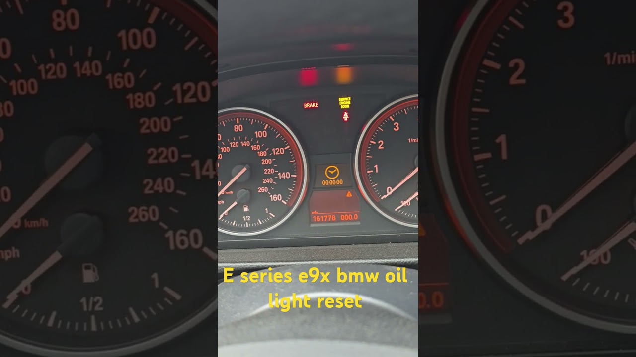 e9x ,e92,e90,e93 bmw 335i 328 3 series oil light reset. service reset #bmw #oilreset #diy #tech