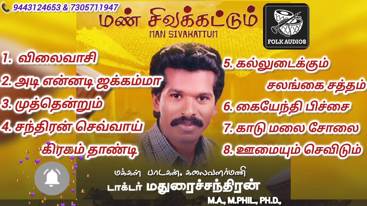 மண் சிவக்கட்டும் |  MAN SIVAKUTTUM ALBUM | Super Hits Songs | Dr Madurai Chandran