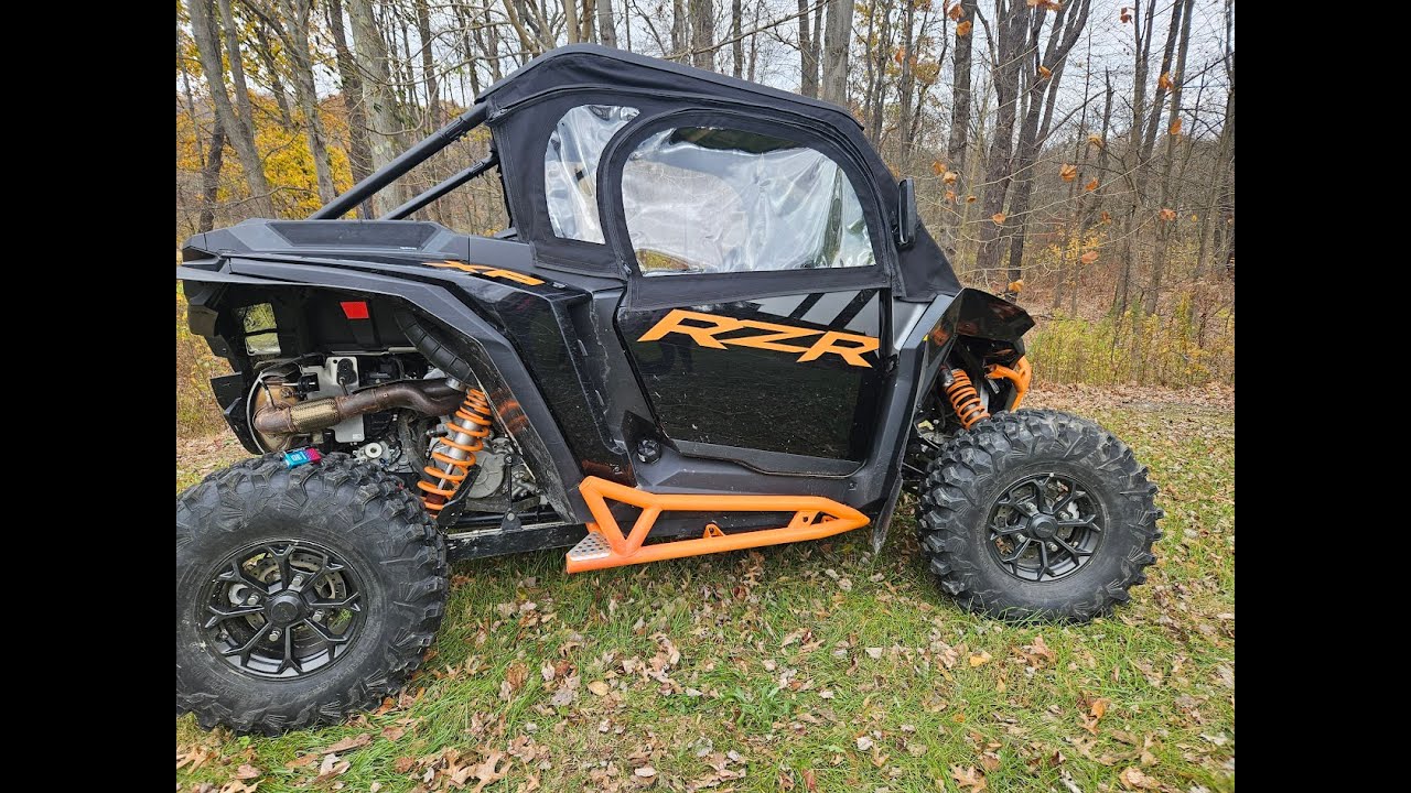 Верхние двери для Polaris RZR XP1000 2024 года выпуска и старше, боковые ограждения для квадроцик...
