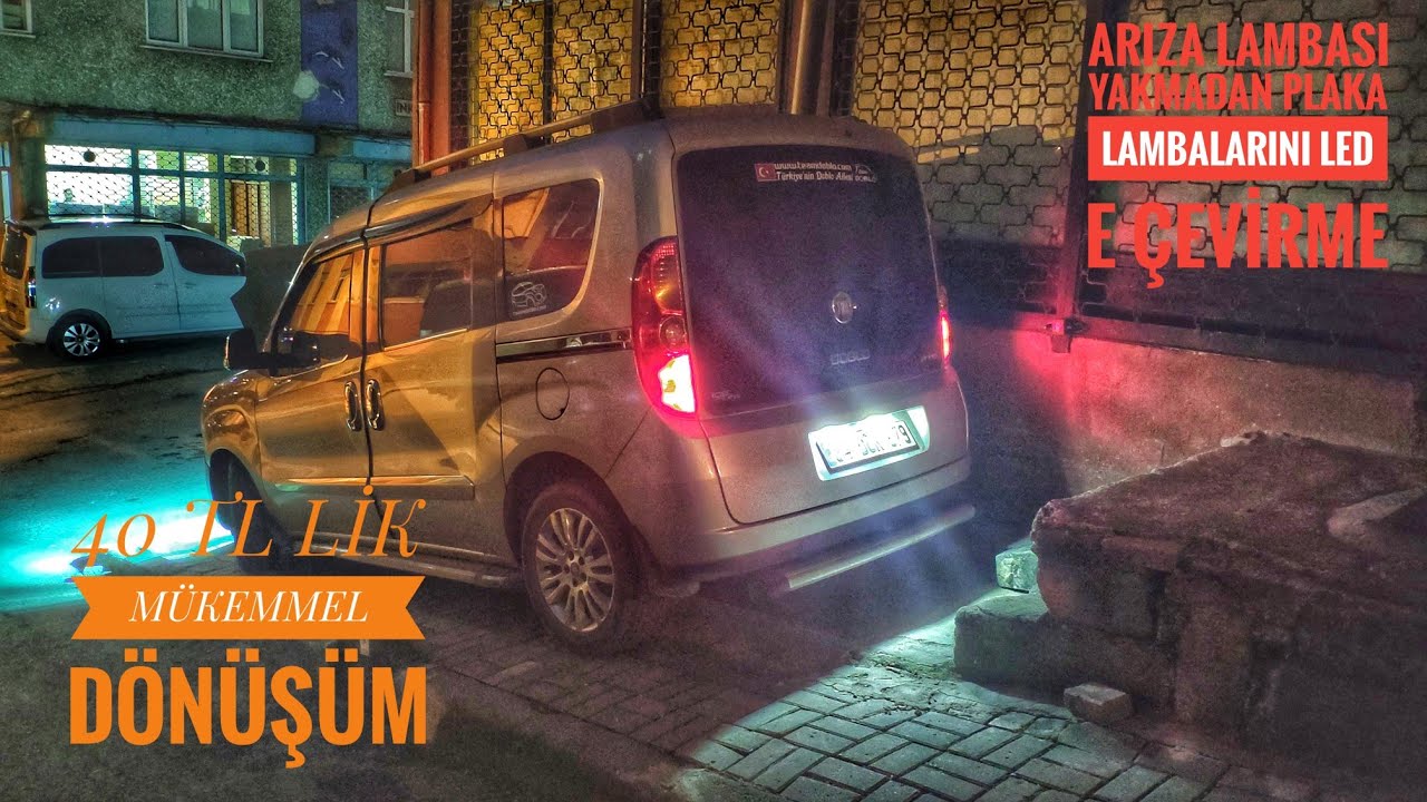 Arıza Lambası Yanmadan Plaka Lambalarını LED e &Ccedil;evirme ( T&Uuml;M ARA&Ccedil;LAR İ&Ccedil;İN)