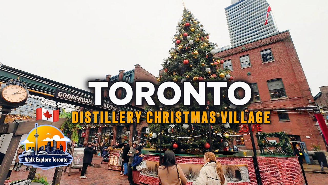 Toronto Christmas Vibe | Distillery Winter Village (Nov 2025)
