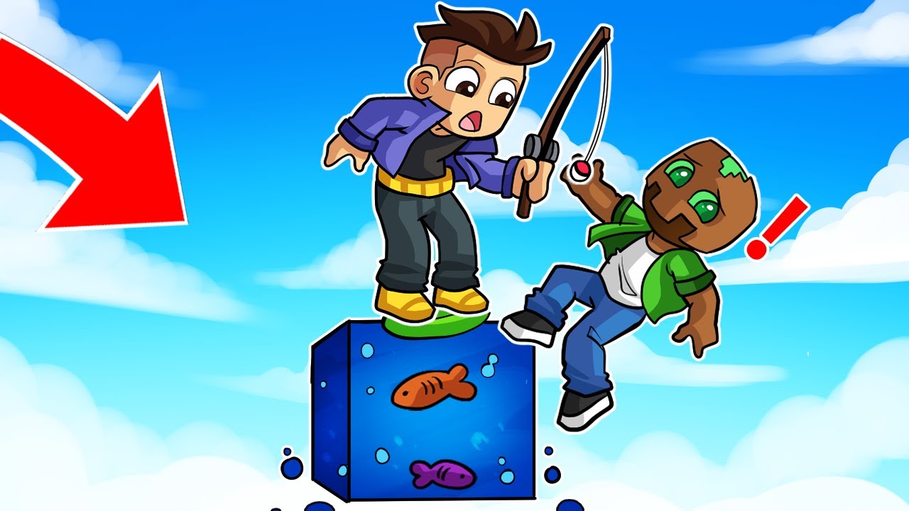 SOBREVIVIMOS 100 DÍAS en UN SOLO BLOQUE de AGUA en MINECRAFT 😱 HARDY y TROLERO