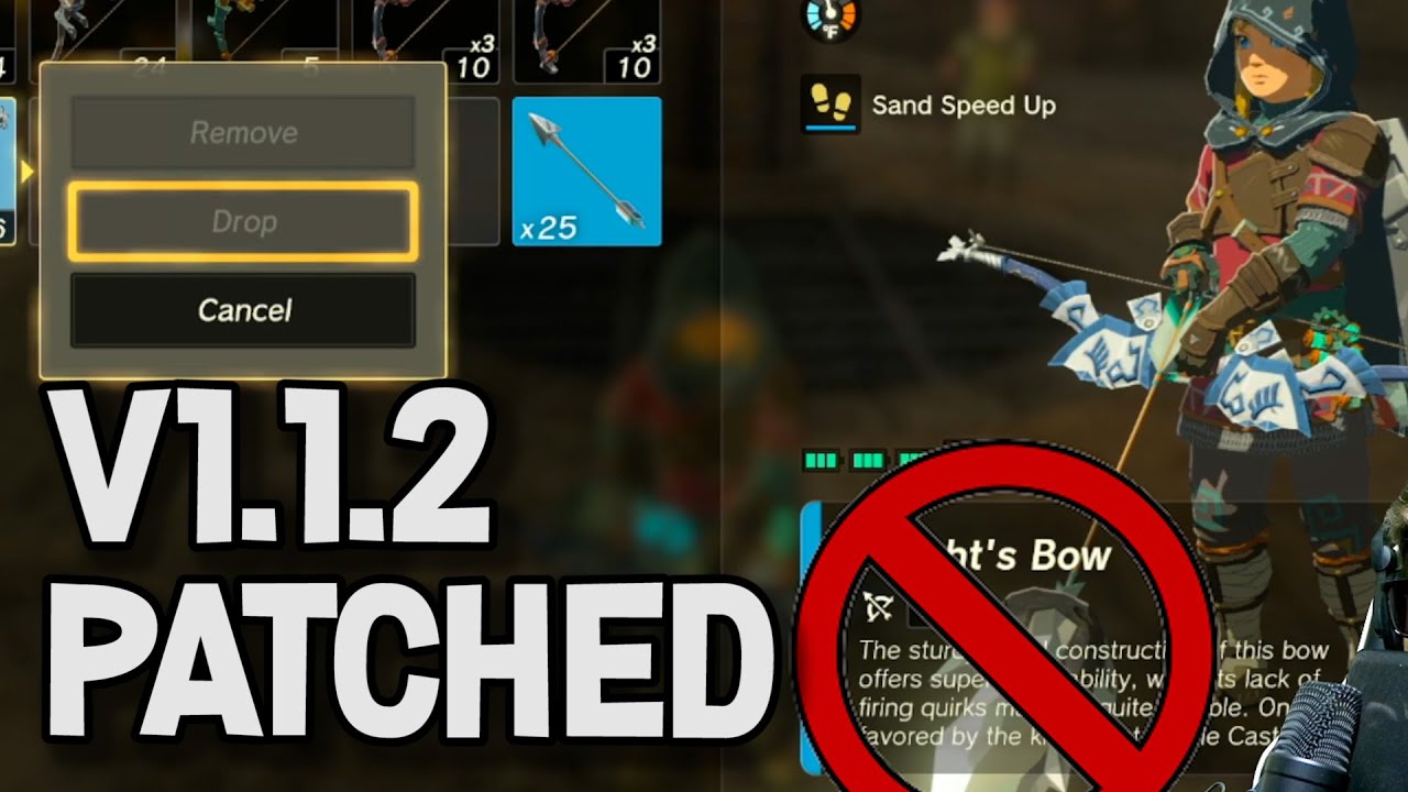 Testing 5 Glitches from Zelda TotK Patched With Version 1.1.2