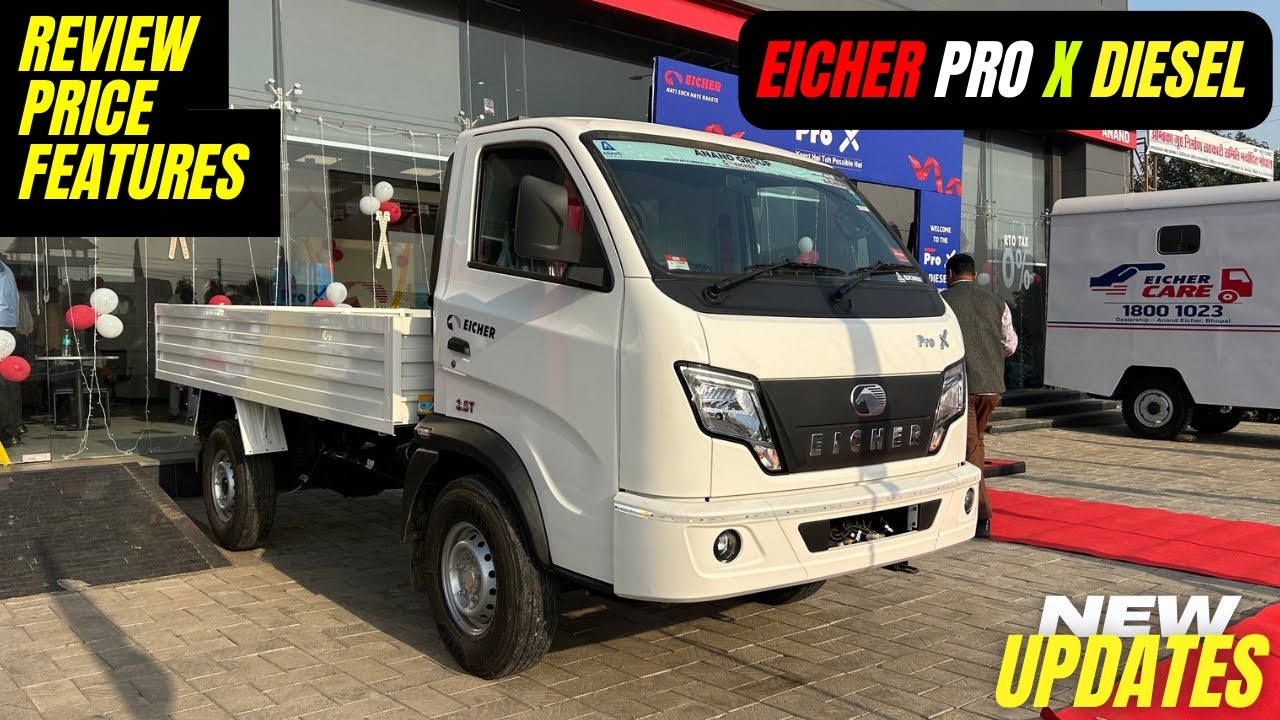 2025 Eicher Pro X Diesel Review | Mileage, Price, Features | 10.8Ft Deck | No Urea Required | 