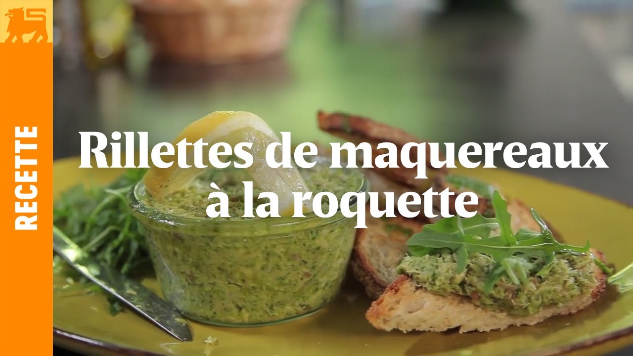 Rillettes de maquereaux à la roquette