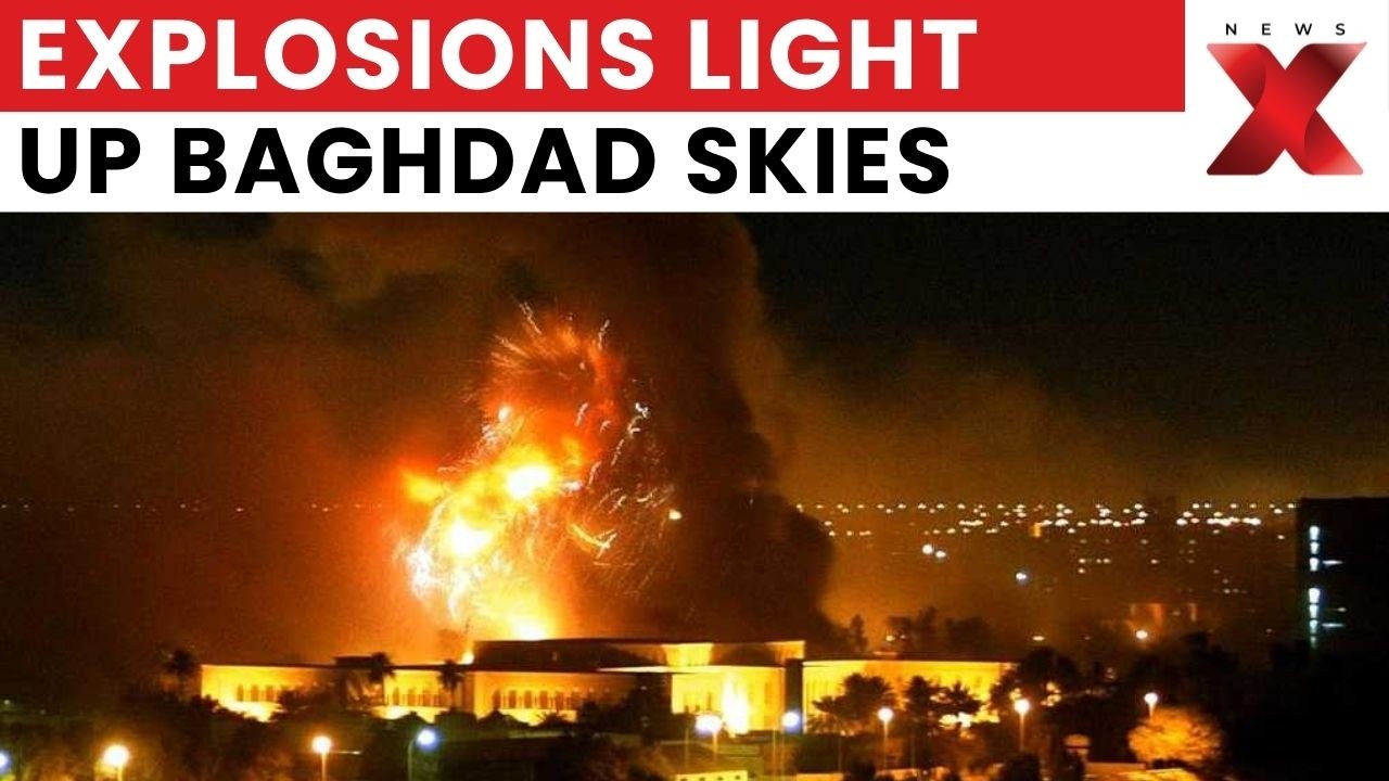 Explosions Over Baghdad! Drones Shot Down Near Key Airport In Overnight Attack | NewsX