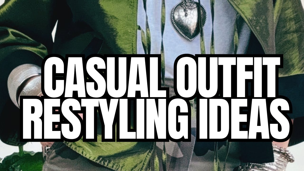 Casual outfit restyling ideas 💡♻️ 1 pair of pants, 3 looks