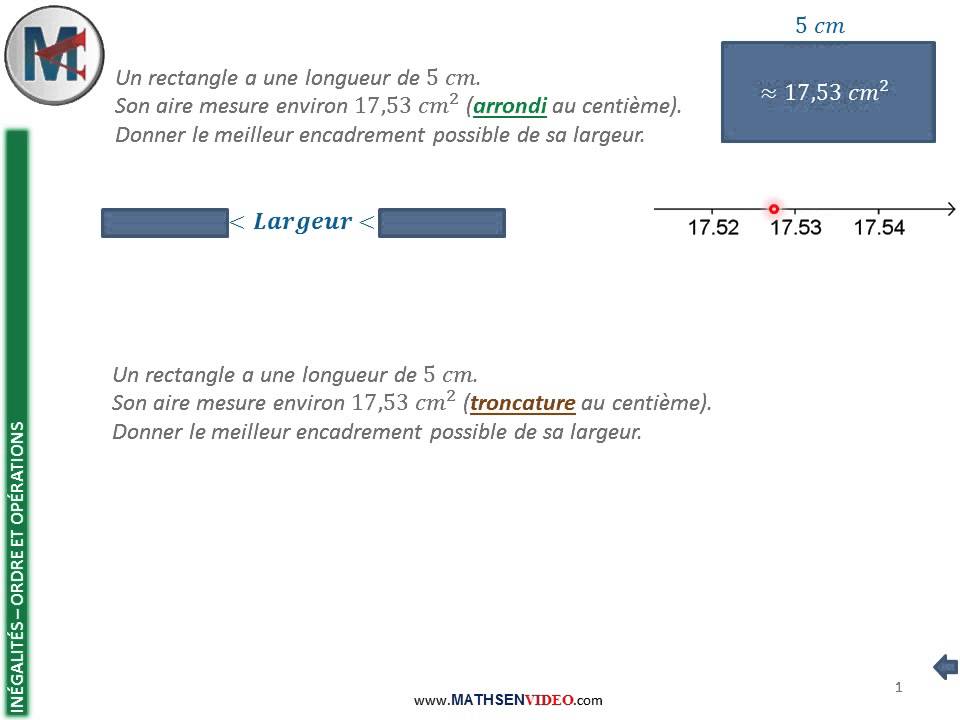 Exercice: Problème d'arrondi et de troncature