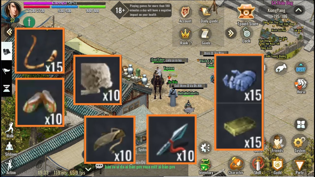 JX2-Mobile How To Quest Wu Yin, Mo You Wei, Zhang Ying, Ah Sheng, City Gate Gaurd