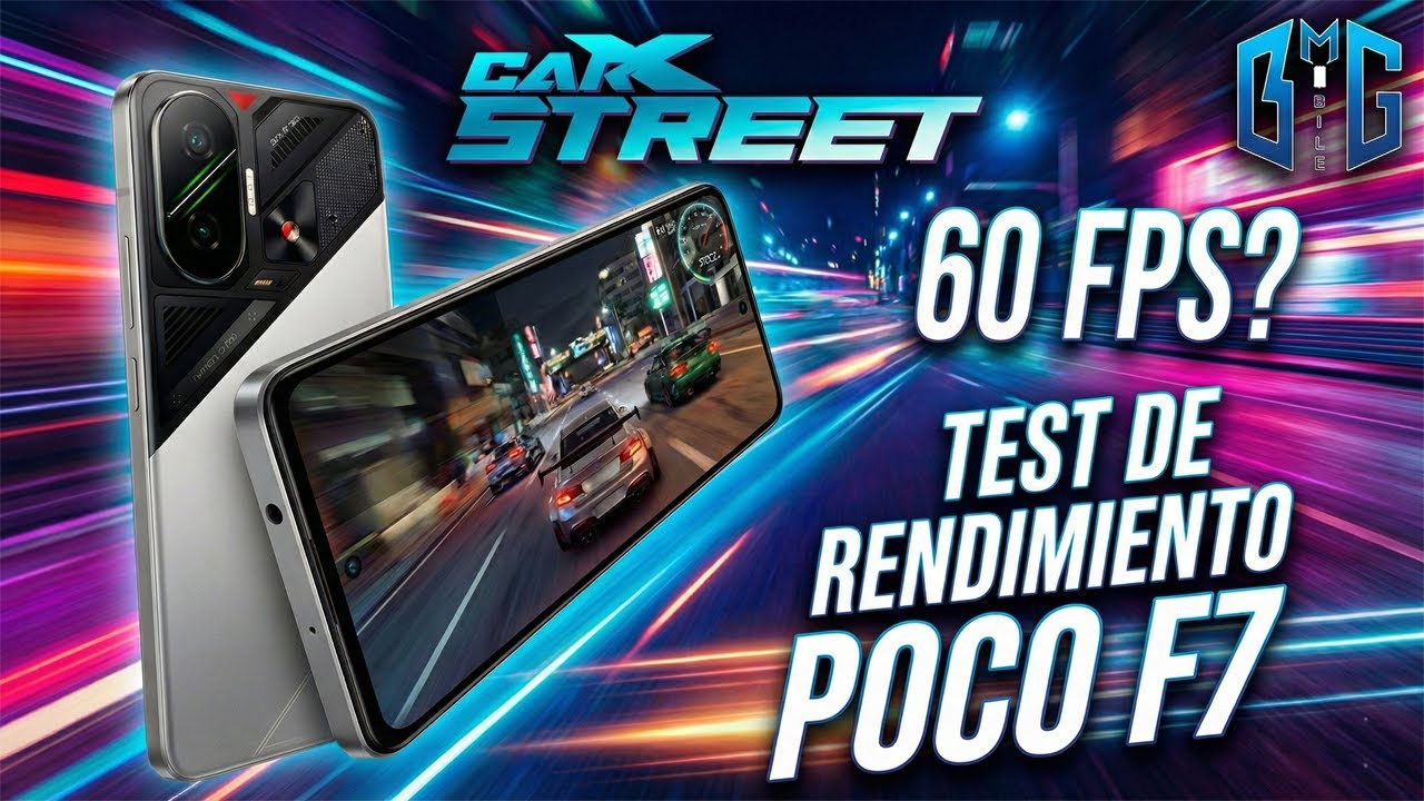 ¿60 FPS ESTABLES? 🤯 POCO F7 vs CarX Street / Zona de testeo POCO F7