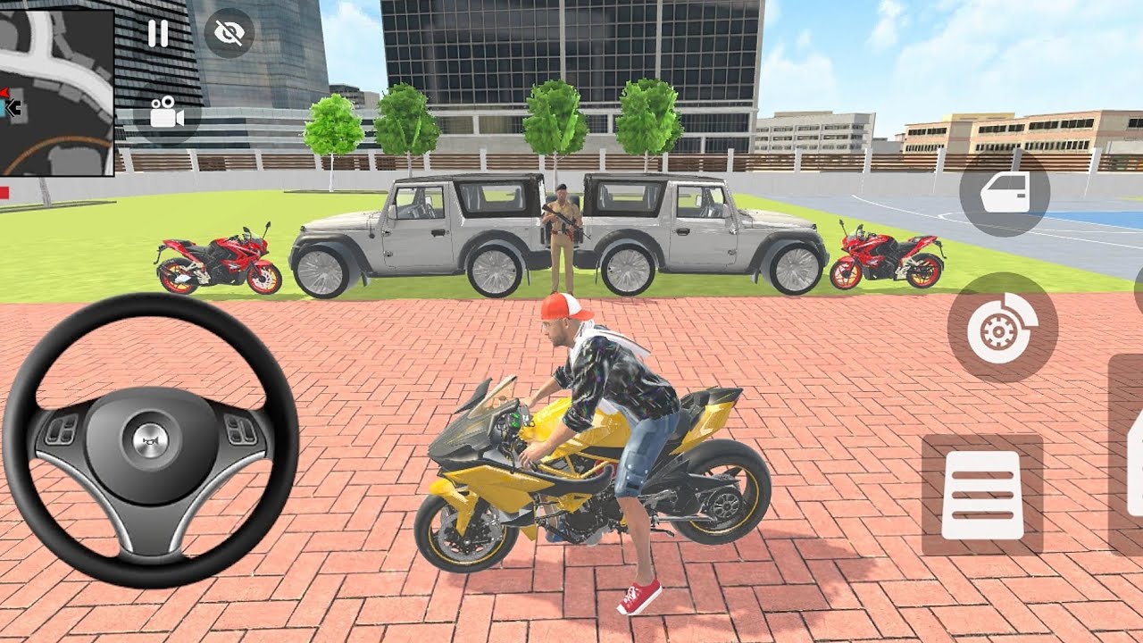 Franklin Order By 2⃣ Mahandar Thar💥&2⃣ Pulsar Rs 200 In Indian 🇮🇳 Showroom Thief Auto Simulator