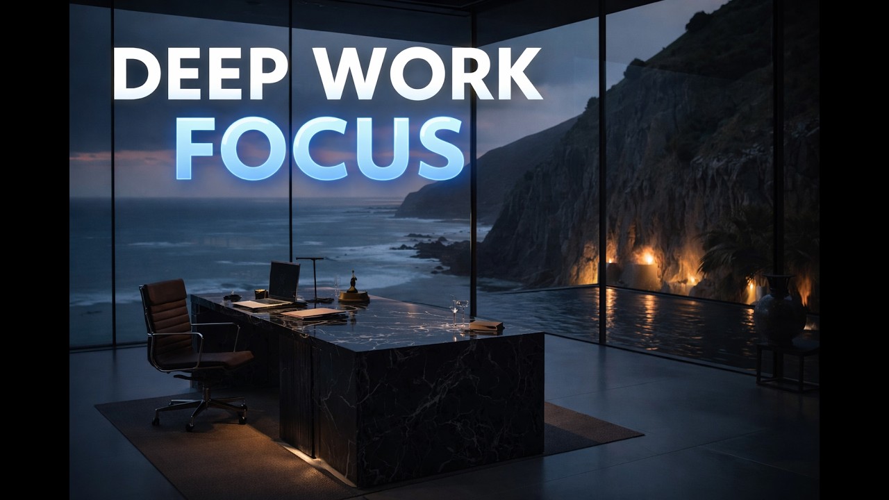 Deep Work Focus Music 🌊 Total Concentration & Productivity Boost (No Distractions)