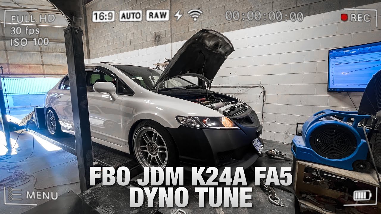 Getting My K24 Swapped FA5 Dyno Tuned | Tuning By Nick